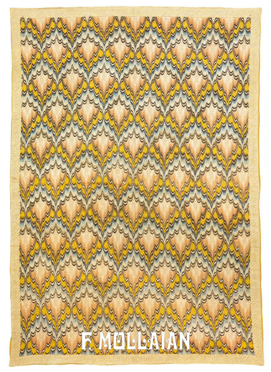 Tessuto Bargello Italiano Seta Multi Color n°:478720